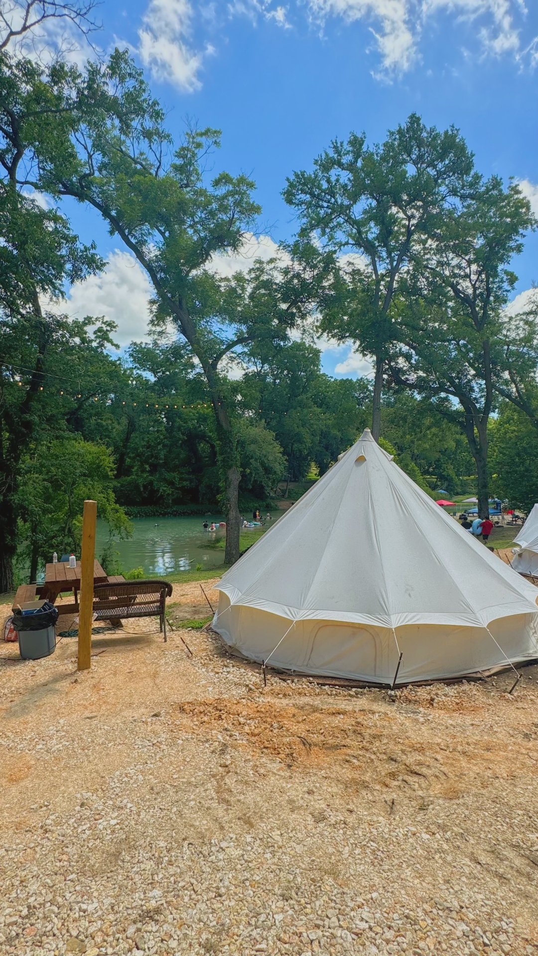 Bell Tent camping area