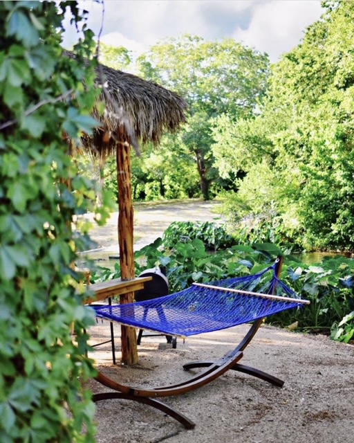 Family kayaking on the river