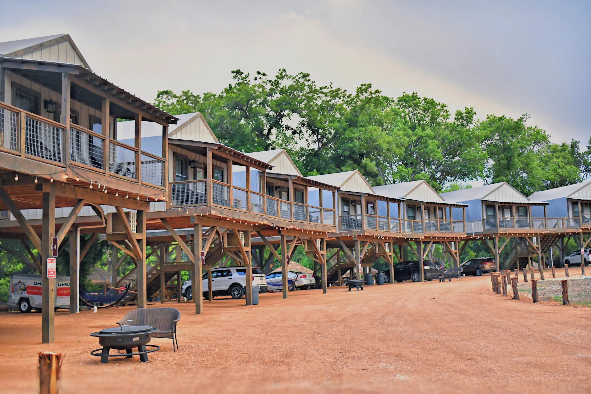 Son's Rio Cibolo waterfront cabins perfect for reunions